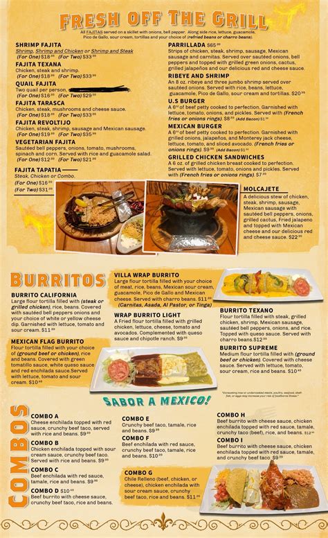 don tomas mexican grill menu|Menu at Don Tomas Mexican grill restaurant, Monroe